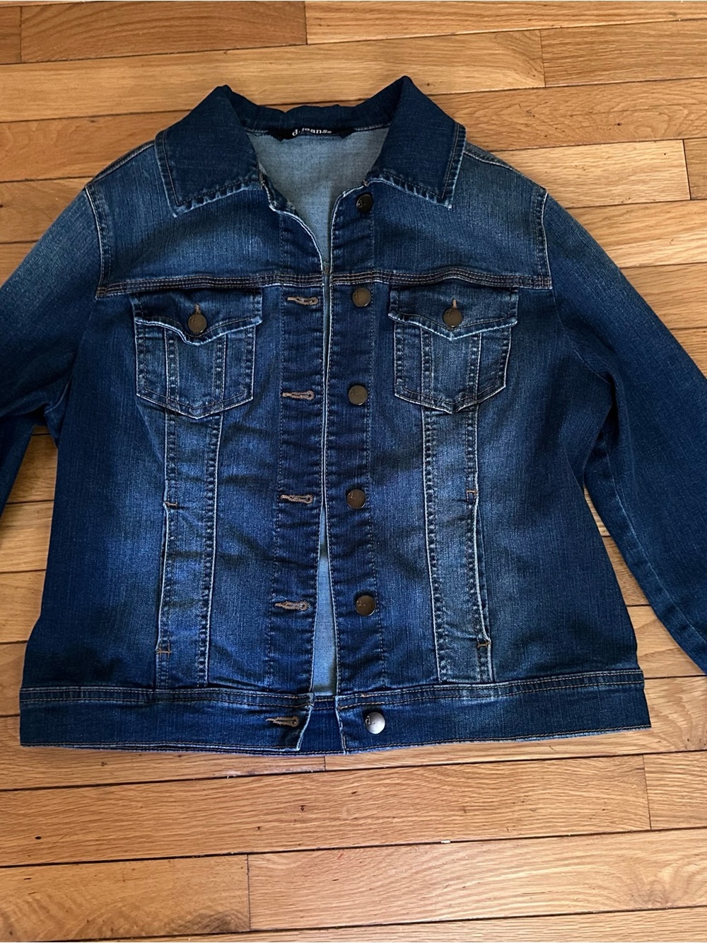 Classic Dark Blue Denim Jacket